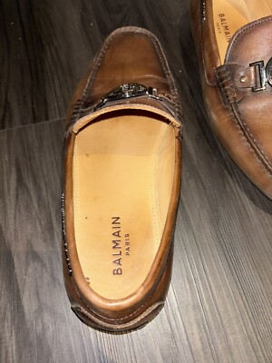 BALMAIN (バルマン)サイズ9 ブラウン BALMAIN (バルマン)サイズ9 ブラウン Balmain Men Shoes Size 9 Or 42