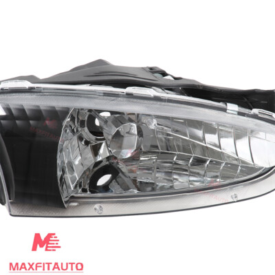 【みっちー①】 For 1997 2001 Mitsubishi Mirage 2Dr Coupe Headlights With
