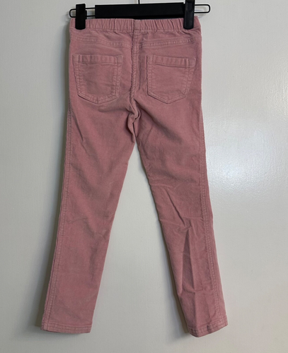 Mini Boden Size 7 Pink Fine Wale Stretch Corduroy Skinny Jeans Leggings Jeggings - Picture 6 of 6