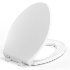 Elongated Toilet Seat, Soft-Slow Close, Oval Oblong Toilet Seat For Elongate...