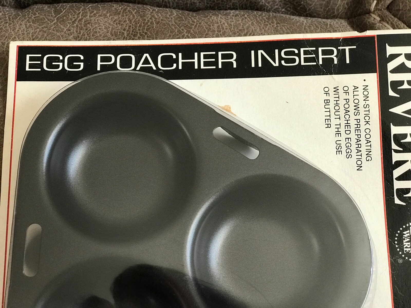 Vtg Revere Ware Egg Poacher Insert 80040 Triangle Shape New in Package
