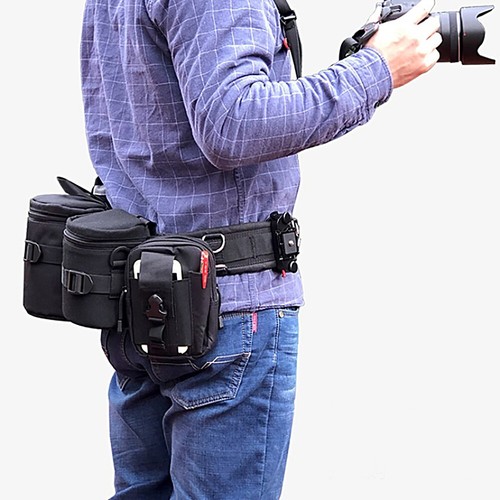 Adjustable Camera Waist Belt Strap Hanger Buckle D-ring Holder for Lens Bag Case - Picture 9 of 12