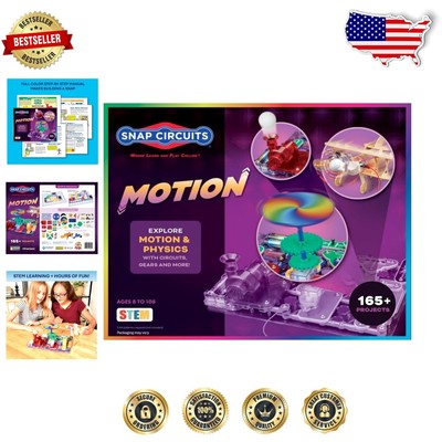 STEM Electronics Discovery Kit - 165+ Projects for Ages 8+ - No Tools Required