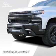 Front Bumper Bull Bar Bumper Guard Heavy Duty Steel 19-21 Chevy Silverado 1500 Front Bumper Bull Bar Bumper Guard Heavy Duty Steel 19-21 Chevy Silverado 1500