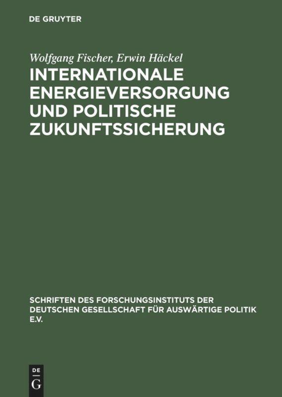 Thumbnail - Internationale Energieversorgung Und Politische Zukunftssicherung |