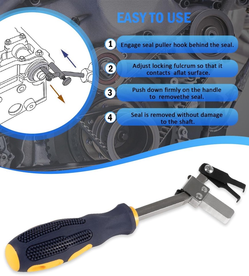 SP009 Shaft Type Seal Puller Application Cam Shaft Crank Shaft Auto