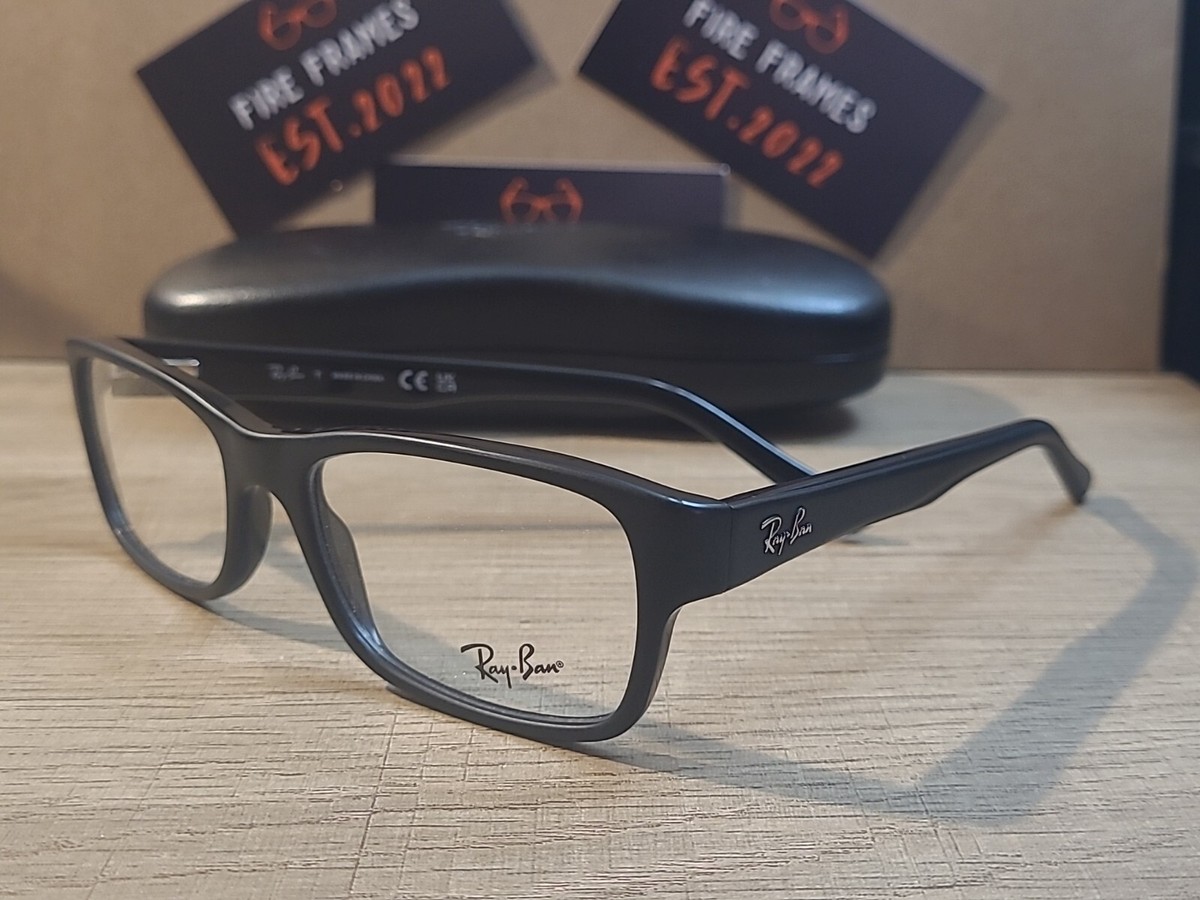 Authentic Ray Ban Rb5268 5119 Unisex Black Eyeglasses Frames  display picture 2