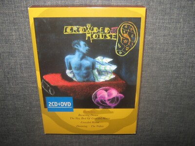 CROWDED HOUSE - RECURRING DREAM VERY BEST DREAMING VIDEOS 2 CD / DVD BOXSET -OOP
