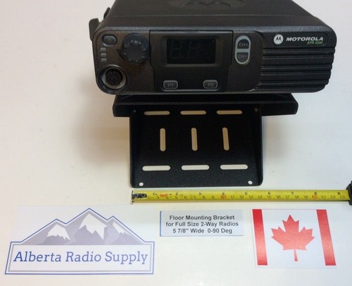 2-Way Radio Floor Mounting Bracket - Large size Universal Hole Pattern - Bild 3 von 8