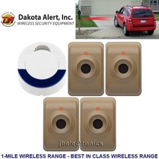 DAKOTA ALERT DCMA-4000 WIRELESS MOTION DRIVEWAY SECURITY ALARM - 4 SENSORS