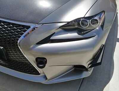 Carbon Fiber Pattern Car Bumper Fin Canard Splitter Diffuser Valence Spoiler Lip Carbon Fiber Pattern Car Bumper Fin Canard Splitter Diffuser Valence Spoiler Lip