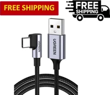 UGREEN USB A to Right Angle USB C Cable for Apple/Samsung/Huawei - QC 2.0 & 3.0