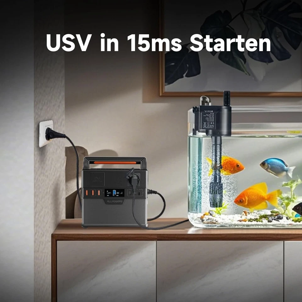 300W Portable Power Station 288Wh / 78000mAh Mobile Power Supply Generators - Image 4 of 4