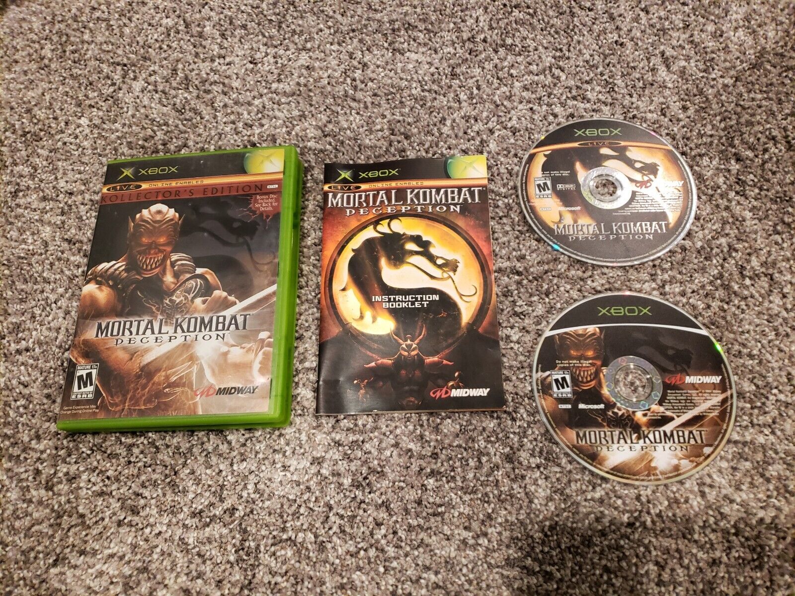 Buy XBox Mortal Kombat Deception Kollector's Edition Baraka Version