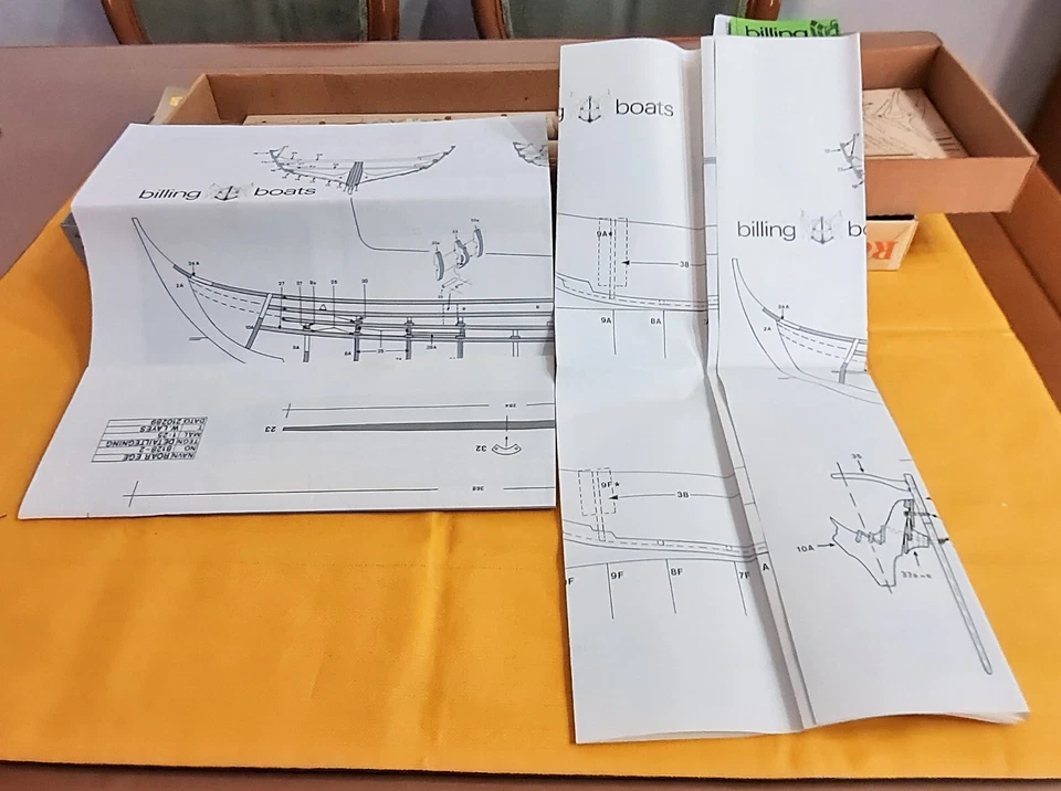 Billing Boats Roar Ege n. 703 1:25 Kit Nave Vichinga da commercio - Immagine 4 di 4