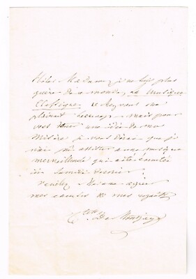 ZOE COUNTESS OF MONTJOYE LADY OF HONOR OF QUEEN MARIE-AMELIE