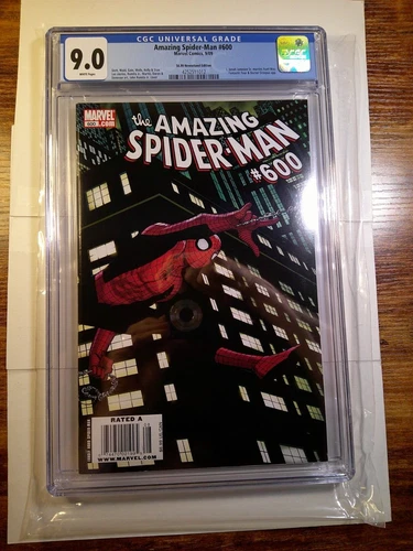 The Amazing Spider-Man #600, $6.99 Cover Newsstand Edition, CGC 9.0