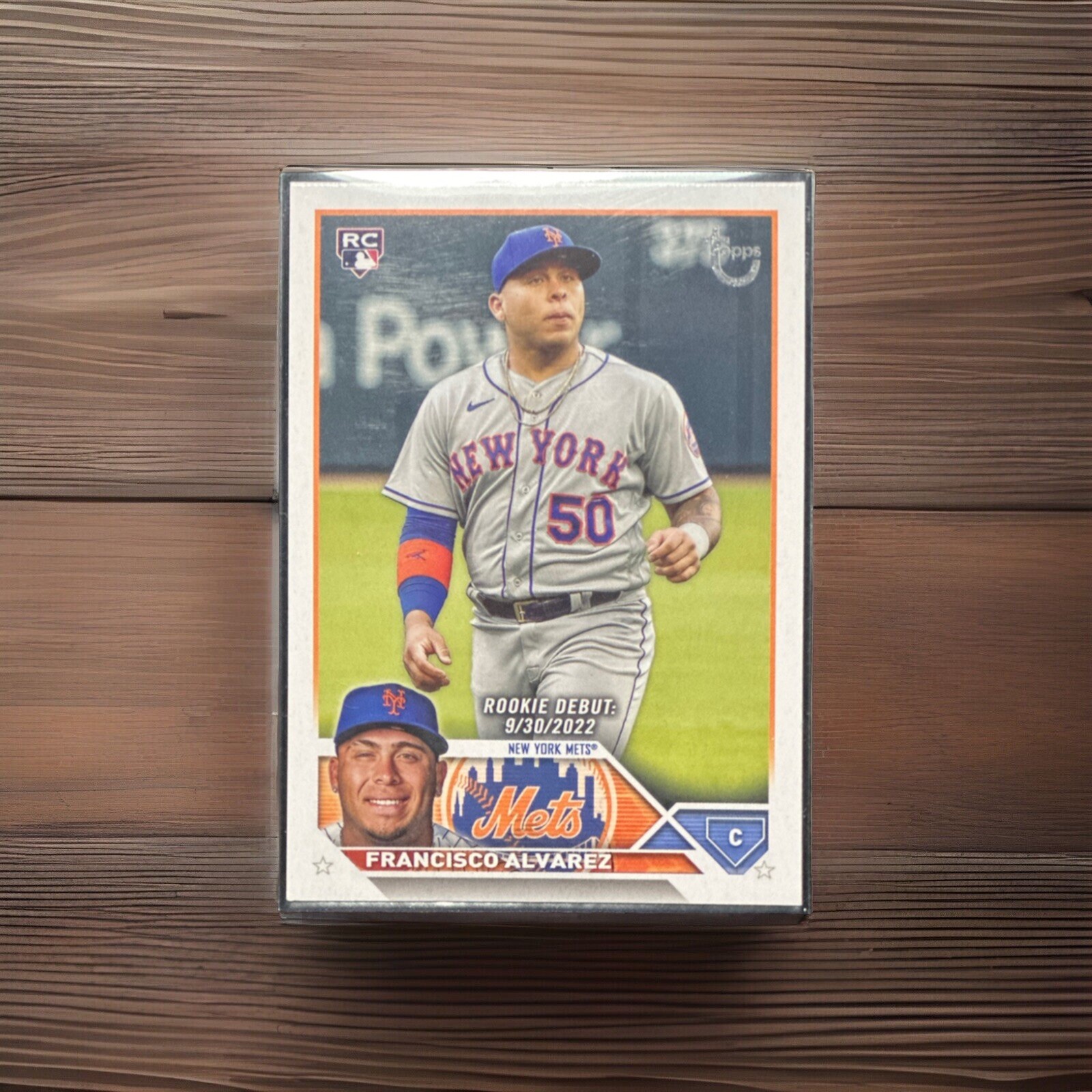 2023 Topps Update Vintage Stock Francisco Alvarez RC Rookie Debut 28 /99 Mets