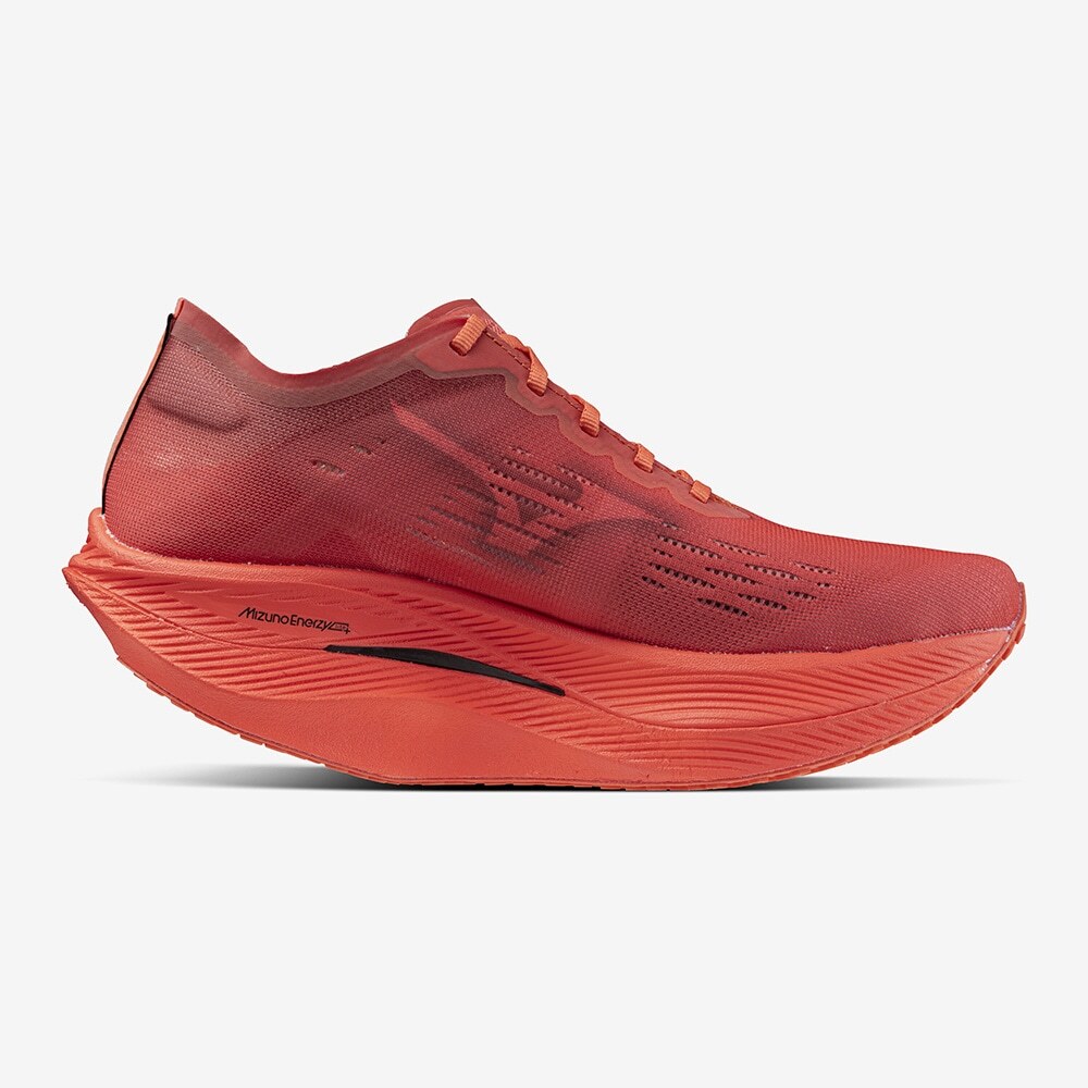Mizuno Running Shoes WAVE REBELLION PRO 2 Red/Black U1GD2417