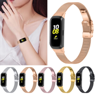 Metal Buckle Milanese Band Stainless Steel Strap for Samsung Galaxy Fit SM-R370