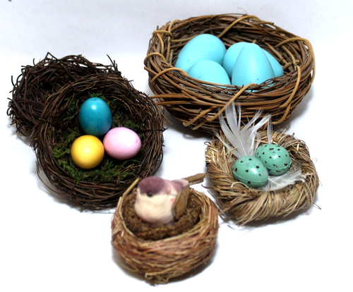 Twig Birds Nest Eggs Collection Crafts 5 - Picture 2 of 5