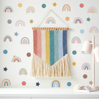 36 Pcs Rainbow Vinyl Decorative Wall Stickers Decorations For Girls Wallpaper