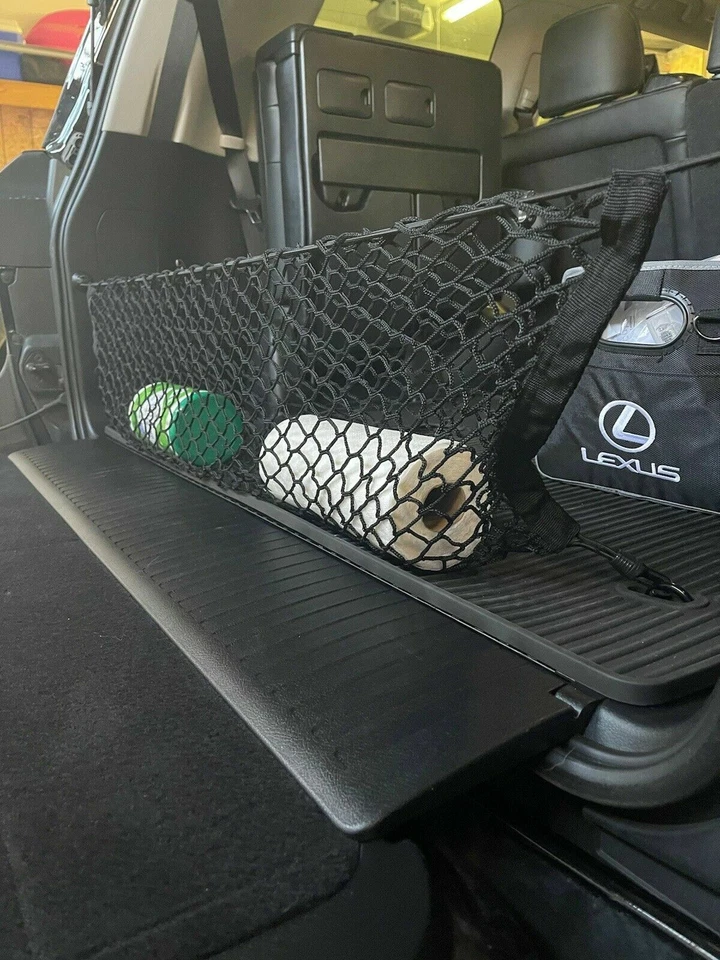 Rear Trunk Envelope Style Mesh Cargo Net for LEXUS LX570 2008-2021 Brand New - Image 4 of 4