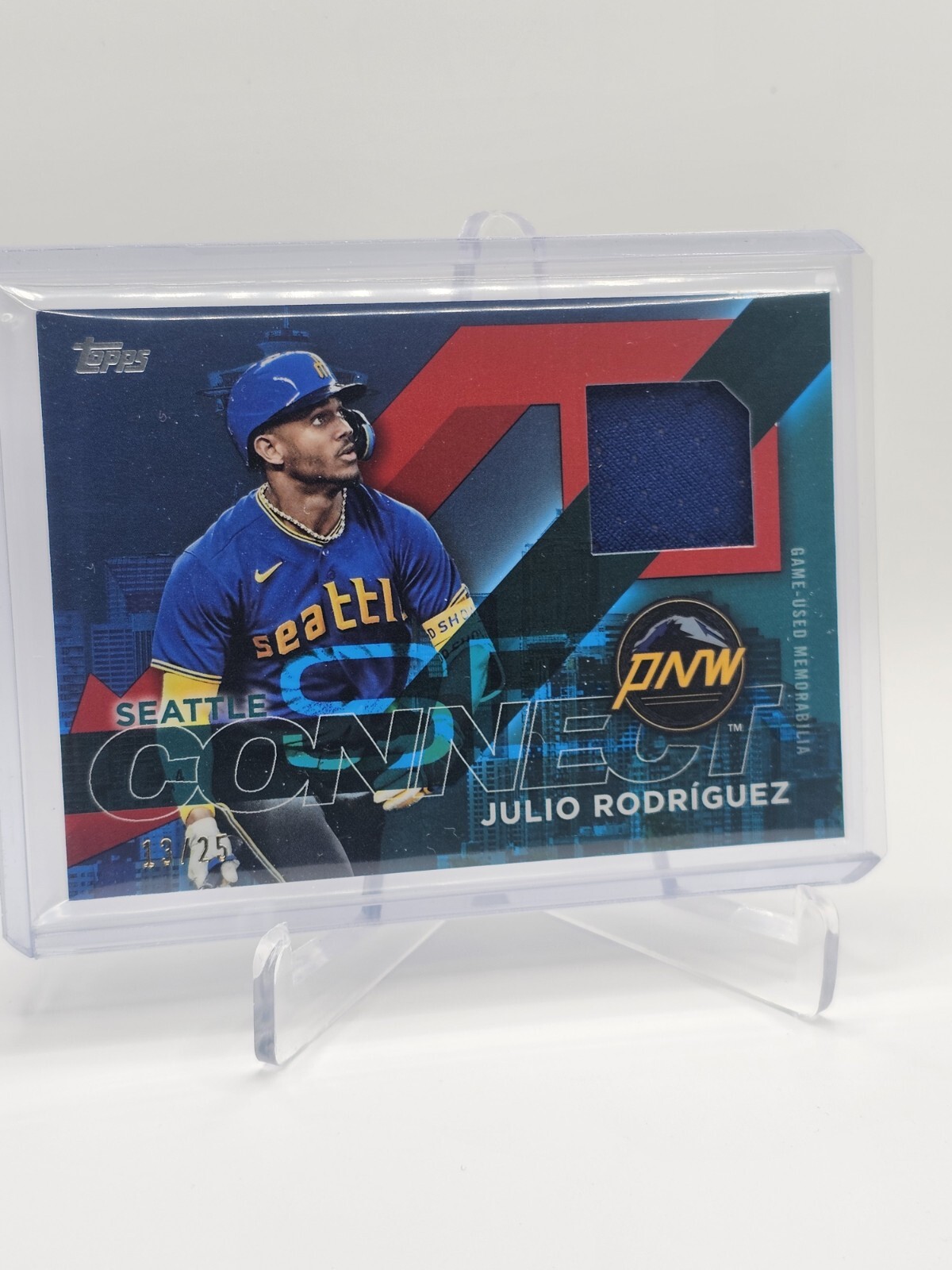2024 Topps Julio Rodriguez City Connect Jersey Relic /25! Mariners CC