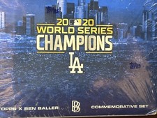 2020 topps x ben baller dodgers world series Champions. Factory Sealed Set