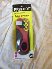 Profoot Triad Orthotic Women's Support for Heels, Arches & Ball Size 6-10 New
