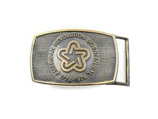 Vintage 70's 1976 American Revolution Bicentennial 1776-1976 Belt Buckle