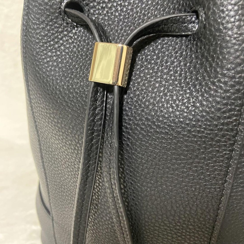 ZARA Zara Bag Drawstring Bag Black Leather Handbag Mini Bag eBay