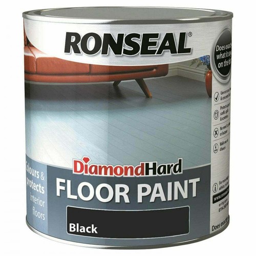 Ronseal Diamond vernice per pavimenti duri - pavimenti in legno e cemento 750 ml - 5 L TUTTI i colori - Foto 5 di 8