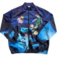 Disney Park Peter Pan Tinker Bell Windbreaker Jacket Adult Size M New