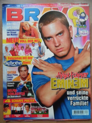 BRAVO 34 - 16.8. 2000 (2) Eminem Sasha Bon Jovi Loona Britney Spears Zlatko BSB