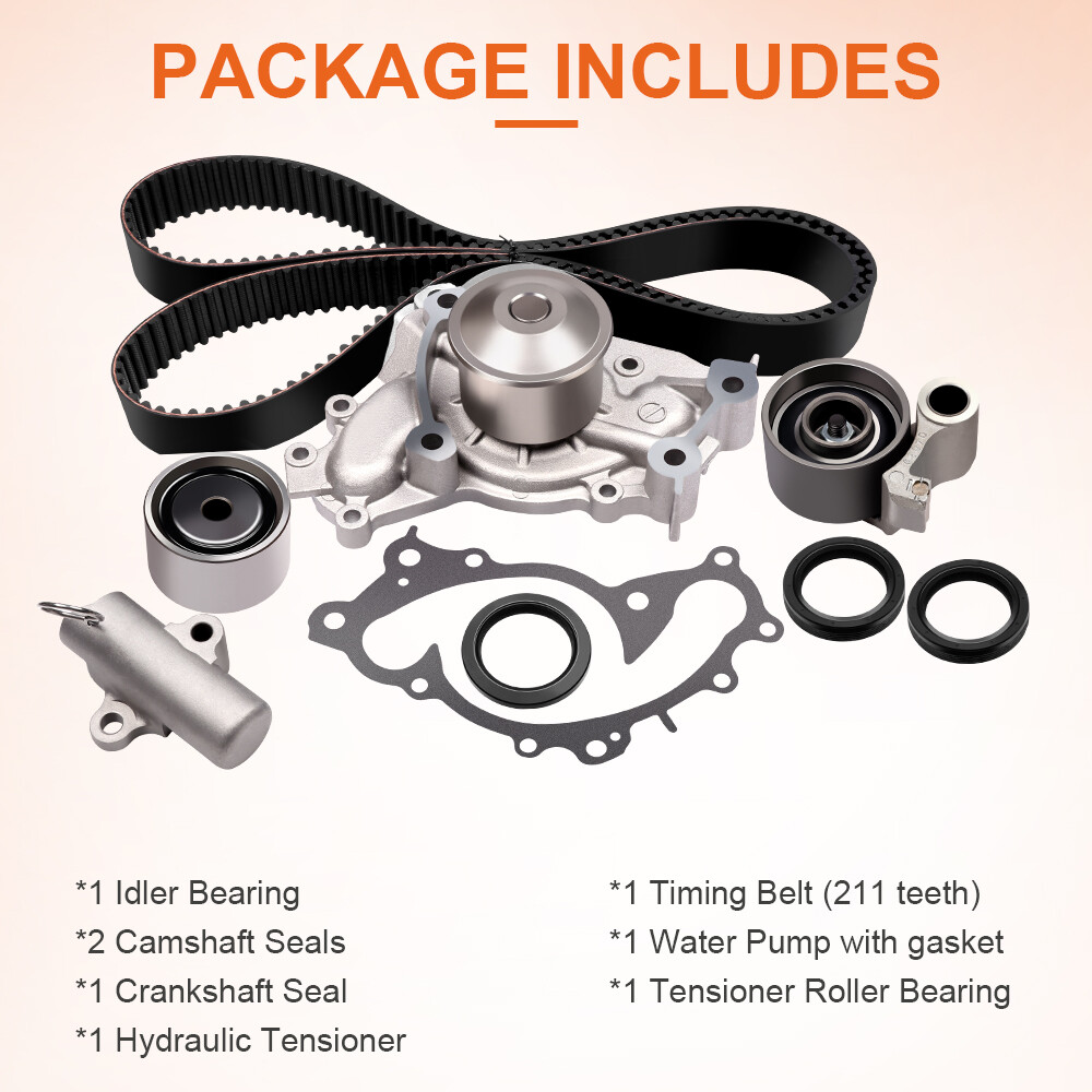 Timing Belt Water Pump Kit For Toyota Camry Highlander Lexus 3.0L 3.3L 1MZ 3MZ (2001-2010) - View #6