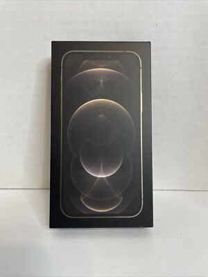 Original Box for Apple iPhone 12 Plus Gold 128 GB, Inserts Included *Box Only*
