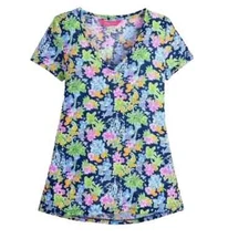 Disney x Lilly Pulitzer Etta V Neck T shirt Tee Top New NWT RARE GIFT
