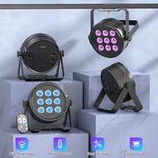 135W RGBW Stage Beam Lighting 9 LED DMX PAR Lights DJ Disco Party Show Lamp