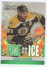 2013-14 Panini Select Fire on Ice Prizm Patrice Bergeron /25 FS-3