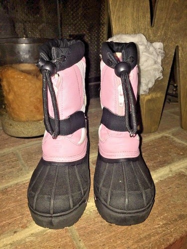 Buster Brown Chill Chasers Thinsulate Snow Ski Winter Boots Youth Girl Sz 10 ! - Picture 2 of 6