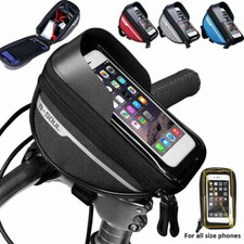 Waterproof Bike Phone Holder Front Cycling Bag Mobile Cell Bicycle Case Portable