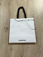Montblanc White Gift Bag Shopping Bag Empty Small