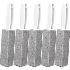 5 Pack Pumice Cleaning Stone with Handle for Toilet Bowl Grill Pool Cleaning