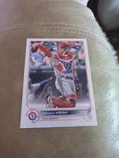 2022 Topps Series 1 Jonah Heim #230 - Texas Rangers
