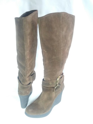 NINE WEST Wedge Platform Knee High 