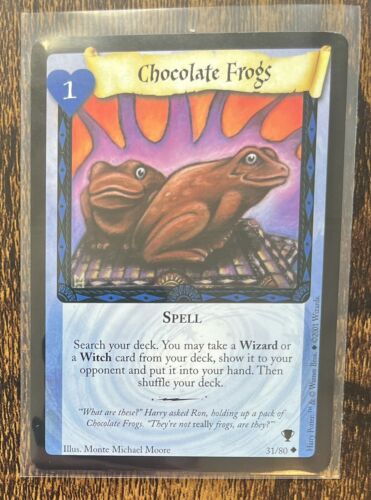 Harry Potter Trading Card Game Chocolate Frogs 31/80 Quidditch Cup NM/Mint - Picture 1 of 2