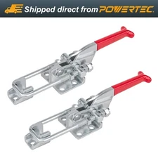 POWERTEC 20341 Heavy Duty Adjustable Latch-Action U Bolt Self-lock Toggle Clamp