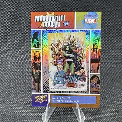 A-FORCE 2024 Upper Deck Women of Marvel Monumental Covers Refractor #BI-4