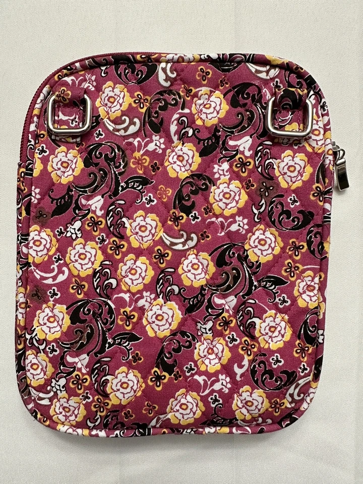 Viva Designs Arizona State Sun Devils Floral Crossbody Bag Magenta NWT - DEFECT - Image 3 of 4